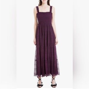 Max Studio Deep Purple Maxi Dress
